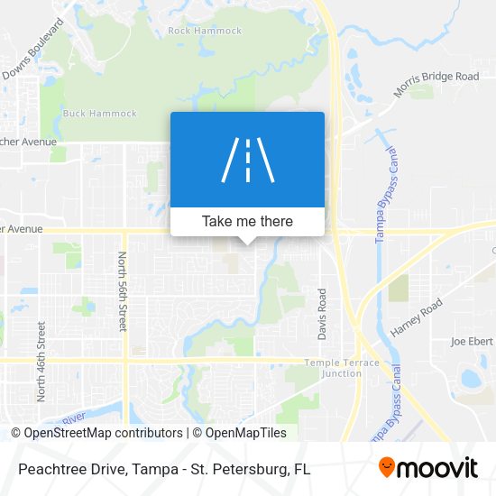 Peachtree Drive map