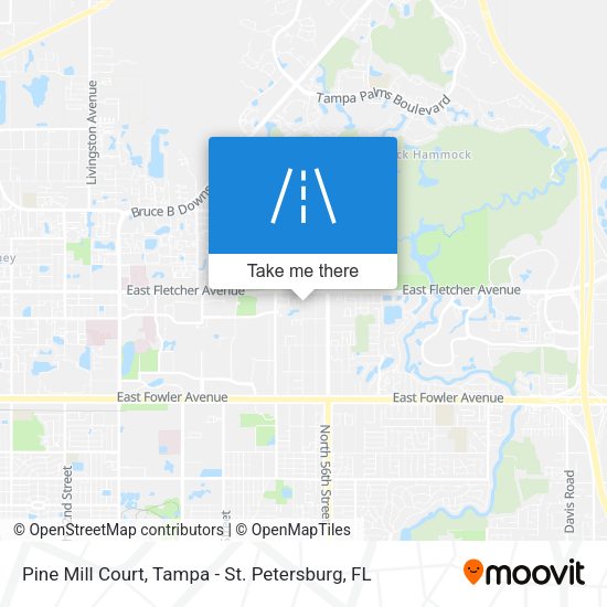 Pine Mill Court map