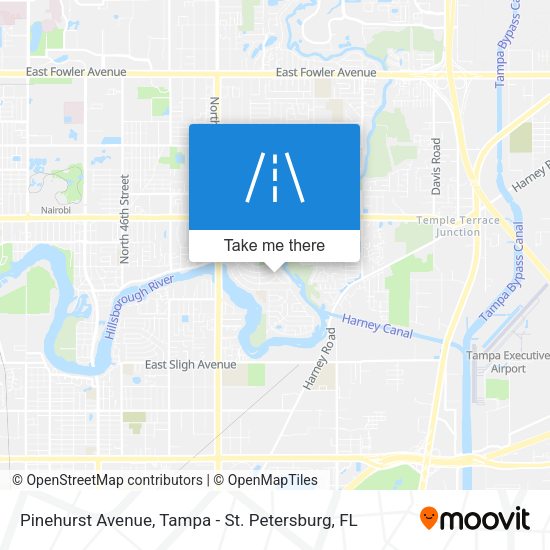 Pinehurst Avenue map