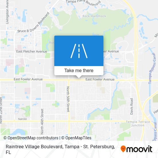 Mapa de Raintree Village Boulevard