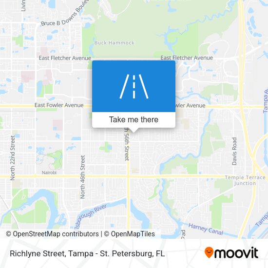 Richlyne Street map