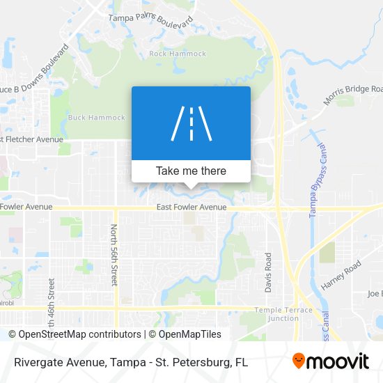Rivergate Avenue map