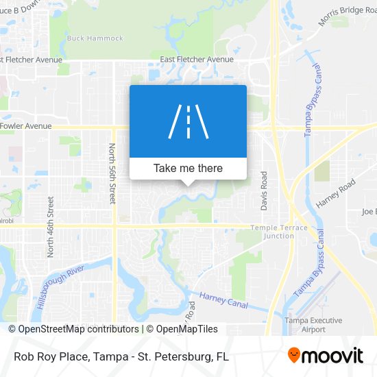 Rob Roy Place map