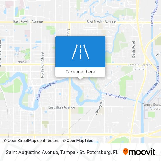 Saint Augustine Avenue map