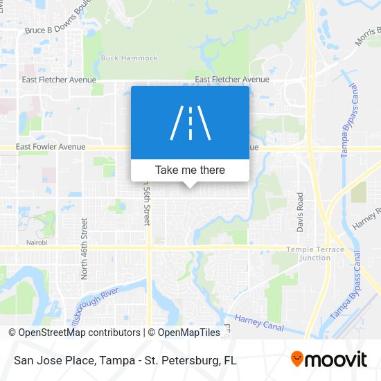 San Jose Place map