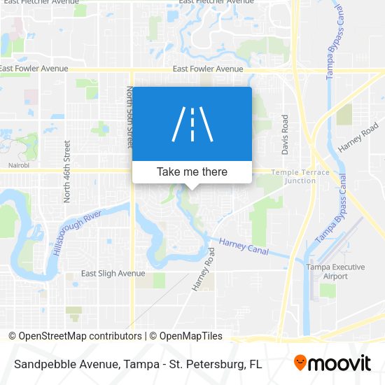 Sandpebble Avenue map