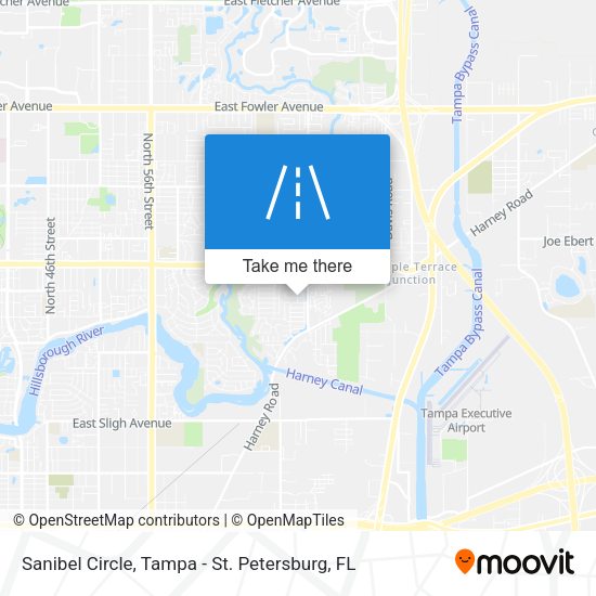 Mapa de Sanibel Circle