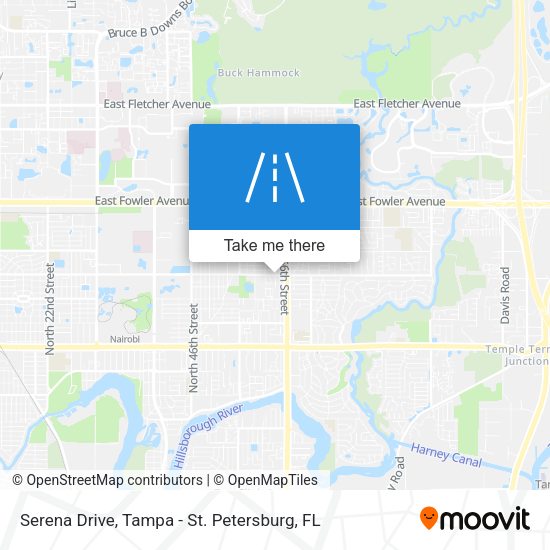 Serena Drive map