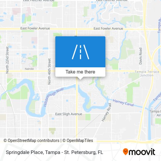 Mapa de Springdale Place