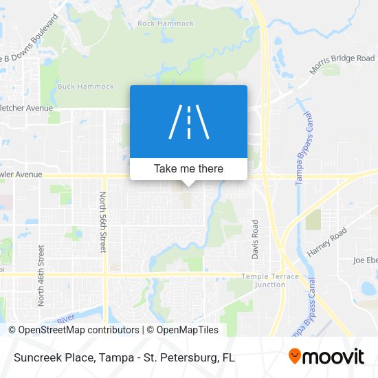 Suncreek Place map