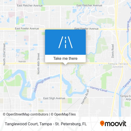 Tanglewood Court map