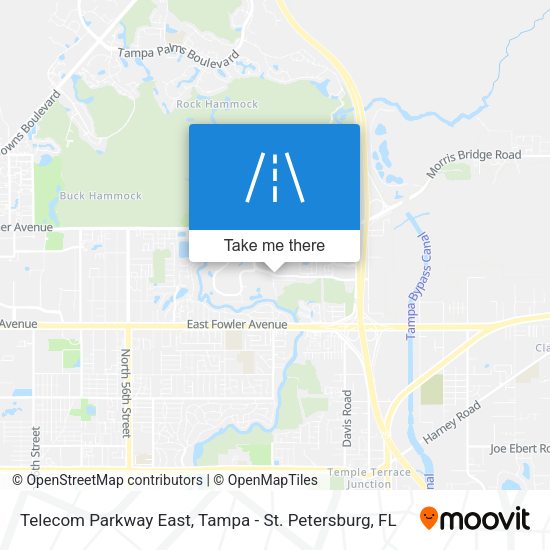 Mapa de Telecom Parkway East