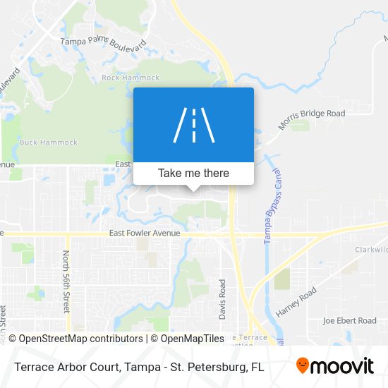 Terrace Arbor Court map