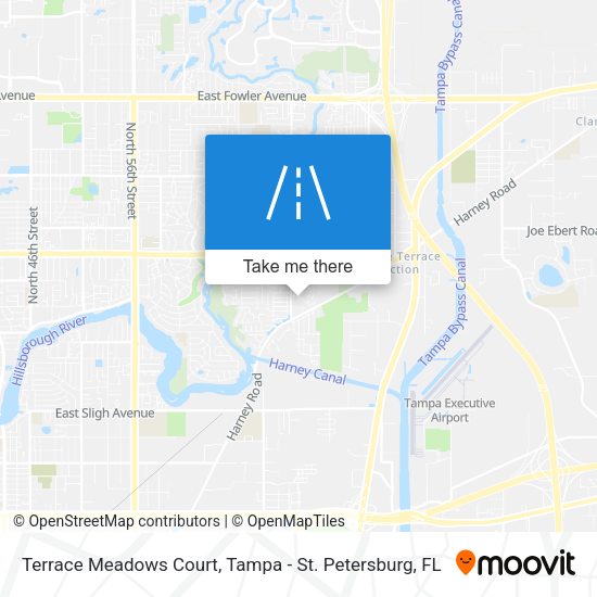 Terrace Meadows Court map