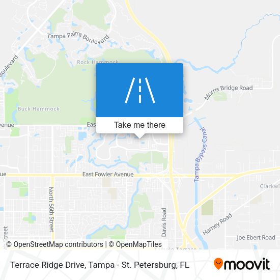Mapa de Terrace Ridge Drive