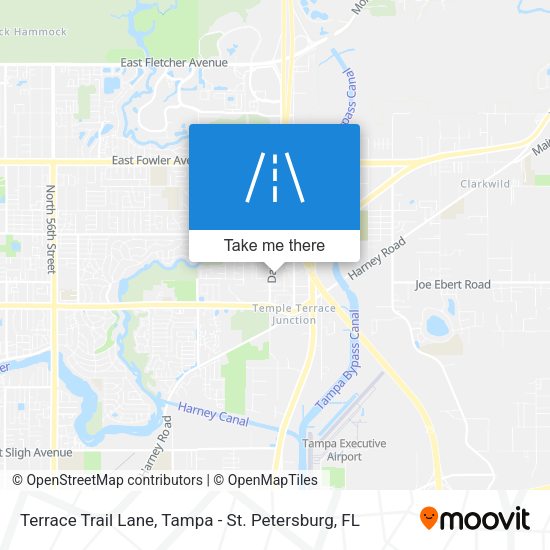 Terrace Trail Lane map