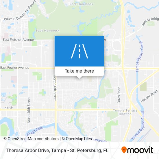 Theresa Arbor Drive map