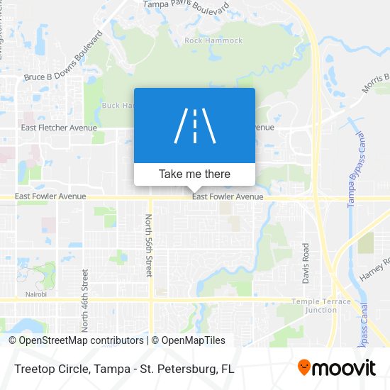 Treetop Circle map
