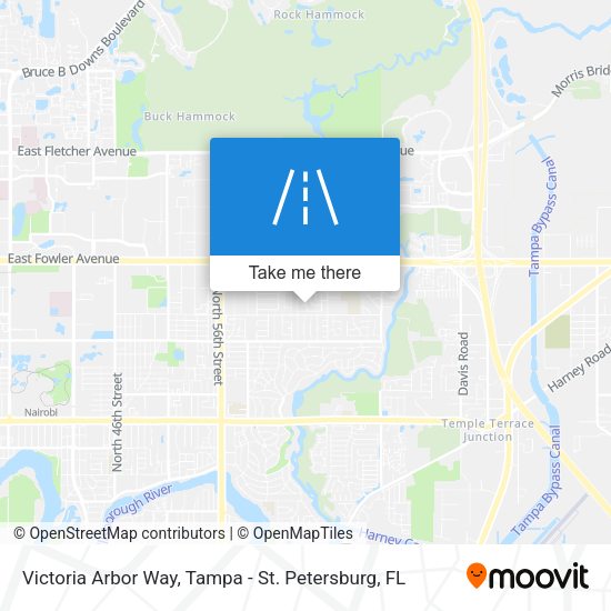 Victoria Arbor Way map