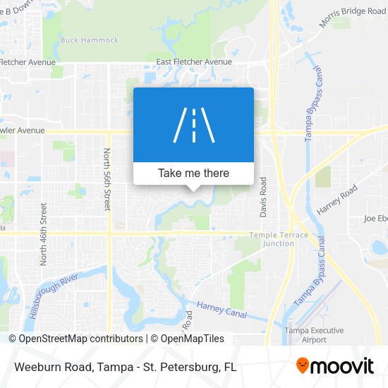 Weeburn Road map