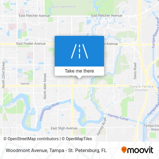 Woodmont Avenue map