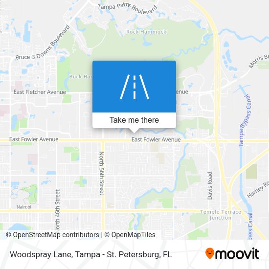 Woodspray Lane map