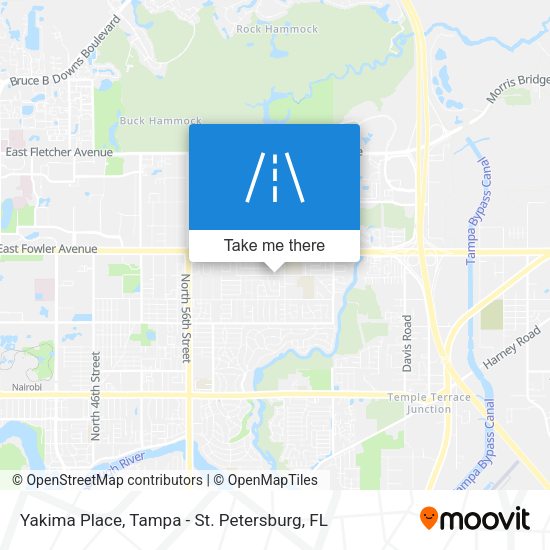 Yakima Place map