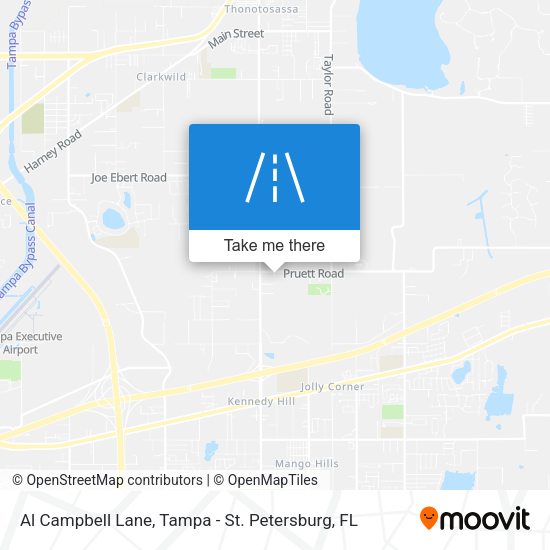 Al Campbell Lane map