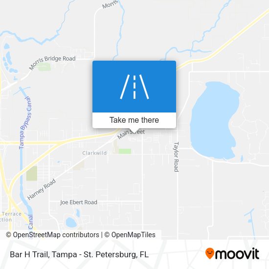 Bar H Trail map