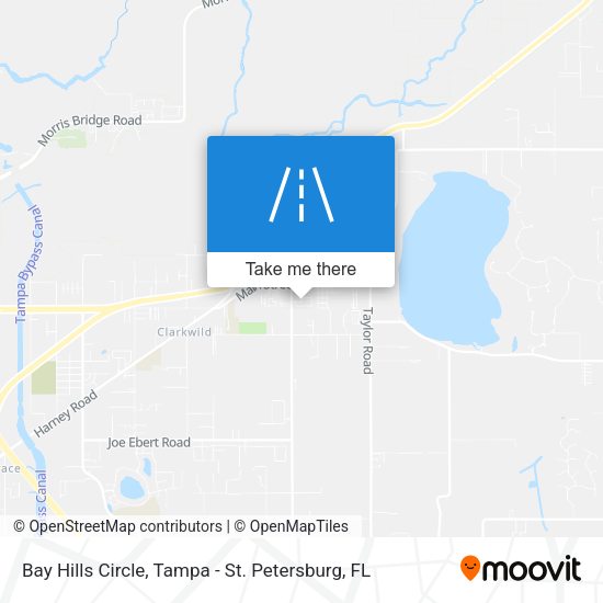 Bay Hills Circle map
