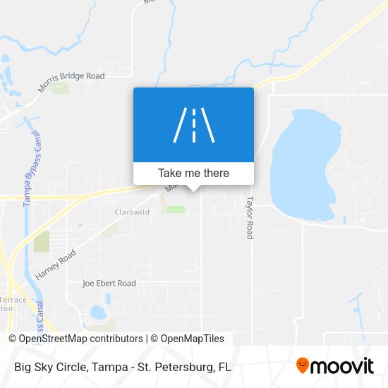 Mapa de Big Sky Circle