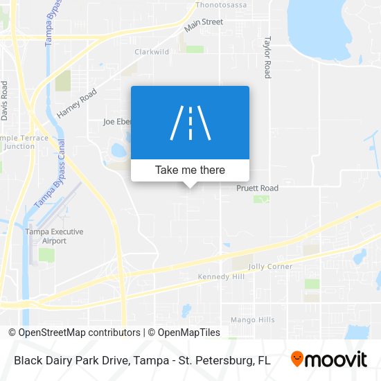 Black Dairy Park Drive map