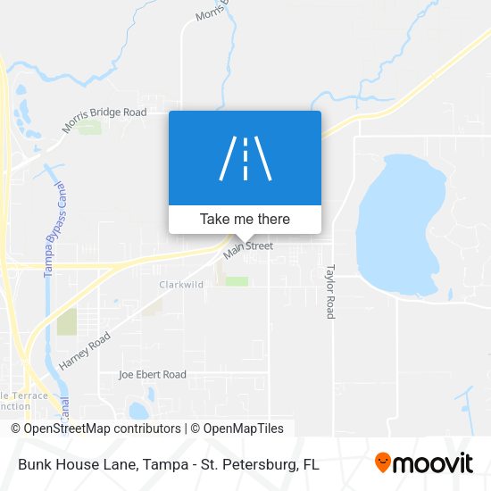 Bunk House Lane map