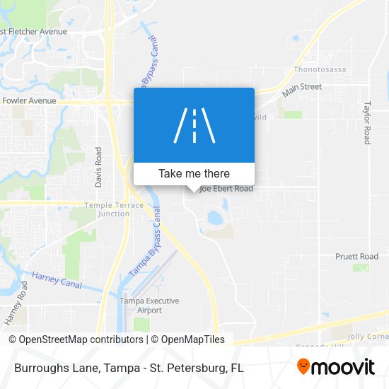 Burroughs Lane map