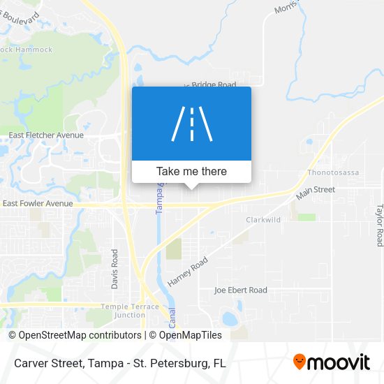 Carver Street map