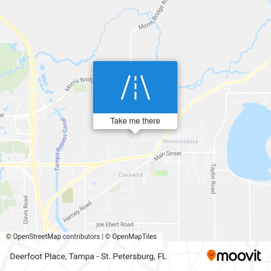 Deerfoot Place map