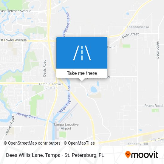 Mapa de Dees Willis Lane