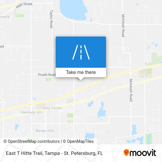 Mapa de East T Hitte Trail