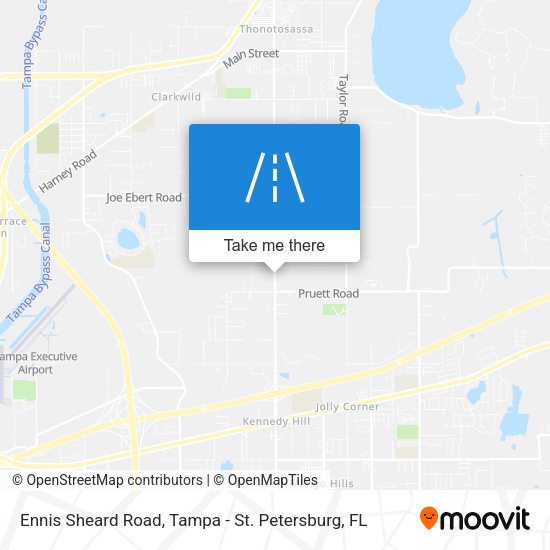 Mapa de Ennis Sheard Road