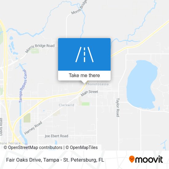 Fair Oaks Drive map
