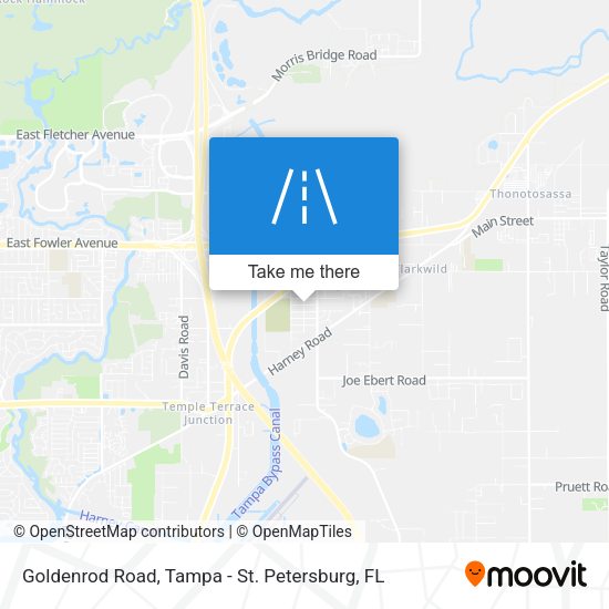 Goldenrod Road map
