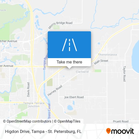 Higdon Drive map