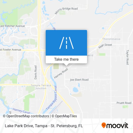 Lake Park Drive map