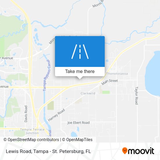 Lewis Road map
