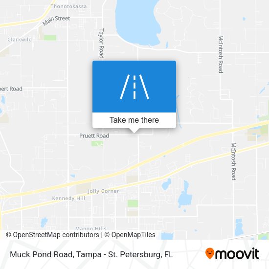 Muck Pond Road map