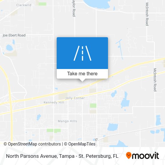 Mapa de North Parsons Avenue