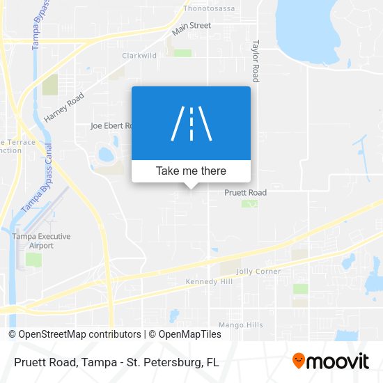 Pruett Road map