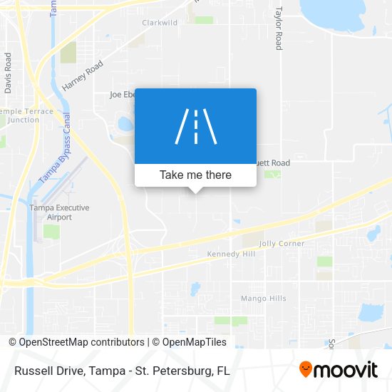 Russell Drive map