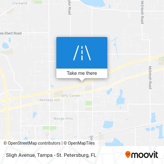 Sligh Avenue map