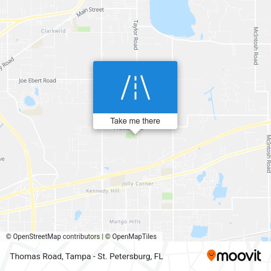 Thomas Road map
